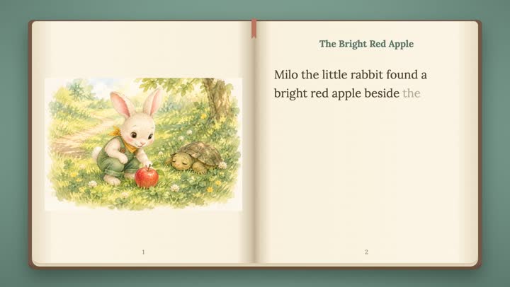 Storybook video video template — a frame from the preview